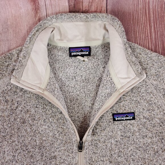 *READ* Patagonia Womens XL Better Sweater Jacket Full Zip Fleece Oatmeal 25542 - Picture 7 of 14